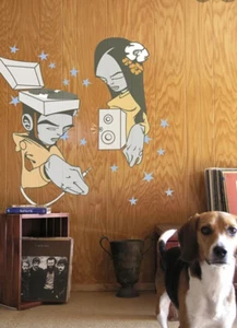 Wall Decal RAC Love By Upper Playground. Unique And Rare - Picture 1 of 4