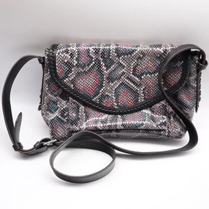AIMEE KESTENBERG All For Love Crossbody Shoulder Bag Multicolor Snake Print Lthr - Picture 1 of 7