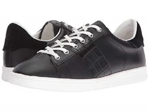 Sam Edelman Women's Sneakers Leather Black White Marquette Causal Shoes 6 1/2 - Picture 1 of 11