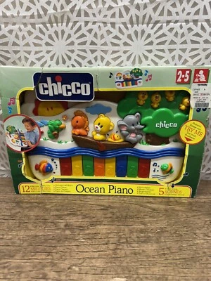 Teclado de piano musical Chicco juguete para bebé niño pequeño... fila fila fila tu barco Foto 1 de 2