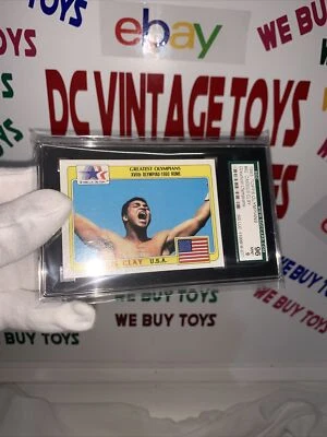 1983 Topps Olympians Cassius Clay MUHAMMAD ALI HOF RC #92 SGC MINT 9 - Image 1 of 4