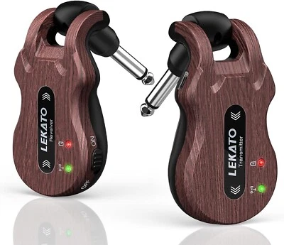 Sistema Inalambrico Para Guitarra Receptor De Transmisor Audio Recargable 4 Cana - Image 1 of 4