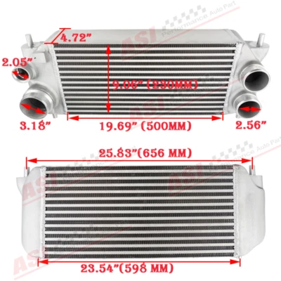 Aluminum Intercooler For 2015-2019 Ford F150 2.7L 3.5L EcoBoost Machined Welded - Image 1 of 4