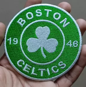 Boston Celtics NBA Basketball Logo Bügelbild Patch - Aufnäher Patch - gestickter Aufnäher - Bild 1 von 6