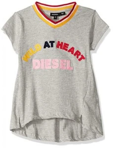 Diesel Big Girls Gray Wild At Heart Top Size 7 8/10 12 14/16 - Picture 1 of 1