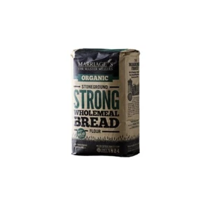 W H Marriage | Organic Strong Stoneground Wholemeal Flour 1000g | 12 x 1000g - Picture 1 of 1