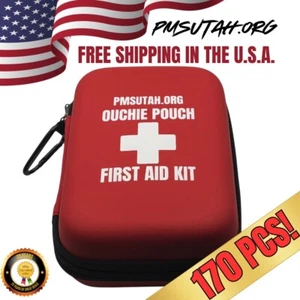 First Aid Kit Medical Emergency Trauma Survival Box Case Portable Sports Travel - Picture 1 of 24