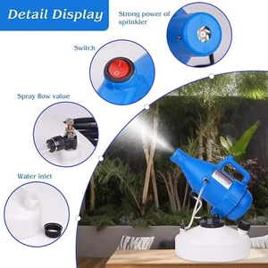4.5L Portable Electric ULV Fogger Sprayer Disinfection Fogging Machine 1400W - Picture 1 of 18