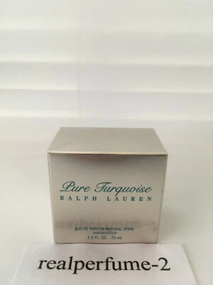 Ralph Lauren Pure Turquoise Eau De Parfum Spray 2.5 OZ. SELLADO DE FÁBRICA. 100% REAL Foto 1 de 4