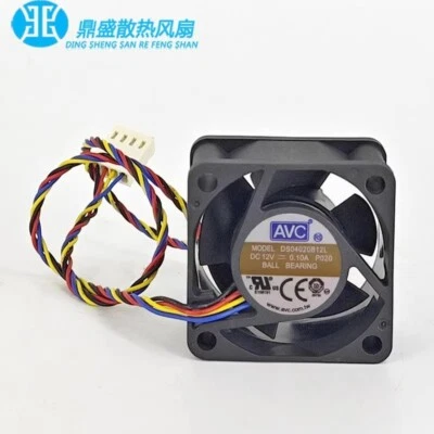 AVC DS04020B12L 4020 12V 0.10A 4CM 4-Pin Dual Ball Cooling Fan - Image 1 of 4