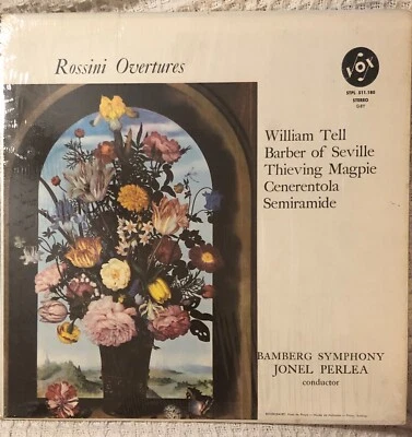 Vintage 1959 LP Rossini Overtures Bamberg Symphony Perlea Vox Stereophonic Album - Image 1 of 4
