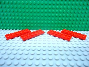 Lego 4 rote 2x6 Grundplatte NEU - Bild 1 von 1