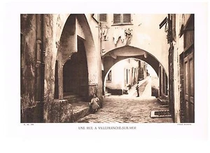 UNE RUE A VILLEFRANCHE-SUR-MER photo 1934 - Picture 1 of 1