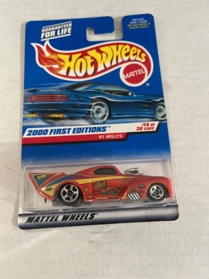Hot Wheels 2000 First Editions 41 Willys Drag Car 14/36 A107 - Image 1 of 2