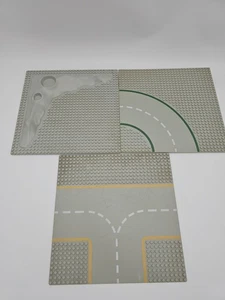 Lego Mond Mondkrater Grundplatte erhöht + 1978 Landeplatz Kreis + Kurvenplatte - Bild 1 von 7