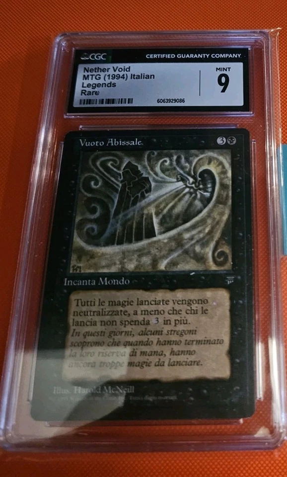 MTG Magic The Gathering Nether Void Italian Legends LP CGC Graded 9 - Image 1 of 1