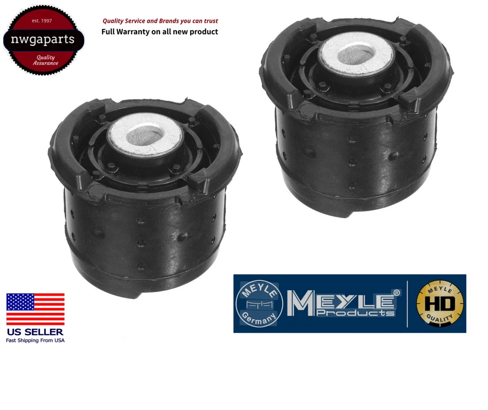 (2) Soportes/bujes de subchasis trasero Meyle para BMW E53 X5 2000-2006 Foto 1 de 1