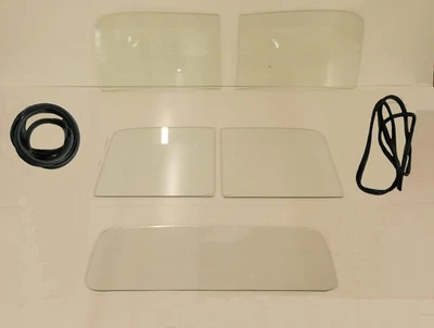 Parabrisas trasero y juntas de vidrio para camioneta Chev GMC 1947-1950 con chrm transparente Foto 1 de 4