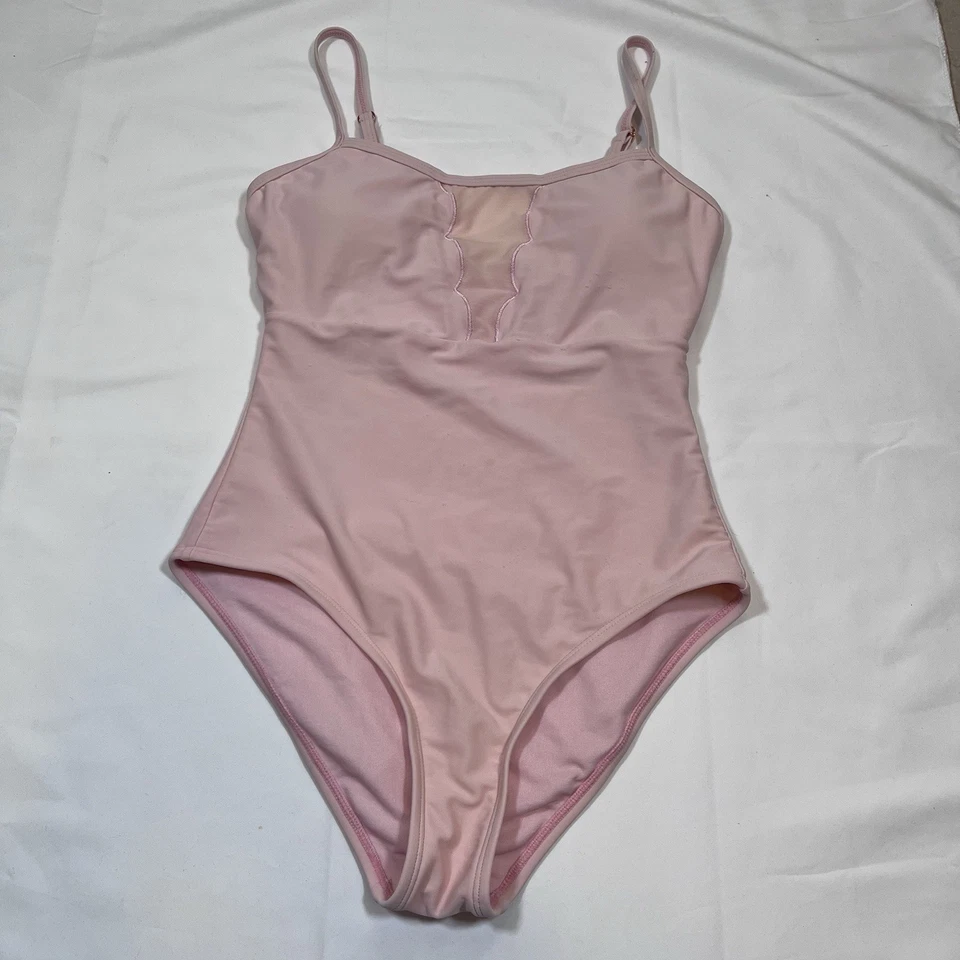Vintage Y2K BETSEY JOHNSON One Piece Pink Swimsuit Size S Mesh - Image 1 of 4