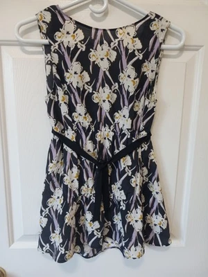 Blusa feminina DOROTHEE SCHUMACHER floral viscose seda casual carreira resort 1/pequena - Imagem 1 de 4