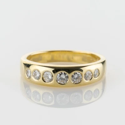 0.41ct Diamond Band Ring in 18K Yellow Gold - Image 1 of 4