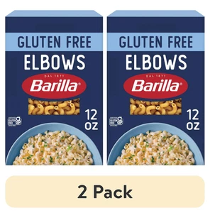 Barilla Glutenfreie Pasta 12 Unzen Packung mit 2 Ellenbogen Mais Reis gentechnikfrei Schnellkochen - Bild 1 von 5