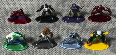 Marvel Jada Metals Die-Cast Mini Figures Lot of 12 – Spider-Man, Venom, Goblin - Image 1 of 4
