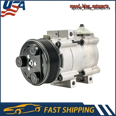 Compresor de aire acondicionado con embrague para Ford Expedition 1997 1998 1999-2001 2002 Foto 1 de 4