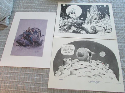 Lote de 3 piezas Nat'l Cartoonist Soc Portfolio FRAZETTA, WILLIAMSON,HART (BC) Foto 1 de 4