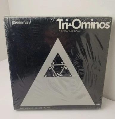 Vintage New and Sealed Tri-Ominos The Triangle Game By Pressman - Image 1 of 4