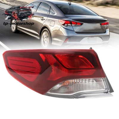 For Hyundai Sonata 2018-2019 Rear Tail Light Left Driver Side Outer Brake W/bulb - Image 1 of 4