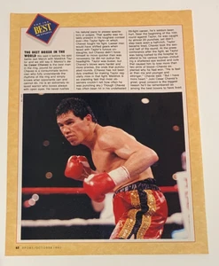 JULIO CESAR CHAVEZ 1990 1 Page Magazine Article (1 Page Only) - Foto 1 di 2