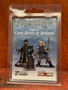 CROW MASTER & JAVELINEER NUOVO IN SCATOLA Frostgrave Osprey Games North Star - Foto 1 di 2
