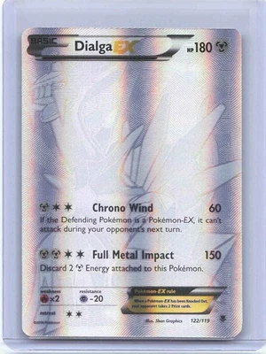 XY - Phantom Forces #122/119 Dialga EX (122 Secret Rare) "Pack Fresh - Image 1 of 2