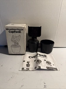 WeatherTech CupFone Porte-gobelet réglable support téléphone portable noir - Photo 1 sur 3