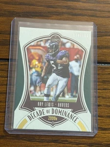 Ray Lewis 074/100 2021 Legacy Gold Decadoe of Dominance #13 Ravens - Bild 1 von 2