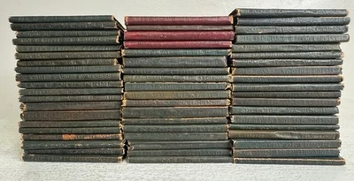 Lot of 57 Vintage Little Leather Library Mini Books (1920's) VG Cond. - Image 1 of 4