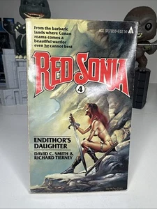 Red Sonja 4 Endithor's Daughter 80s Vtg Ace Fantasy PB David C. Smith & Tierney - Picture 1 of 7
