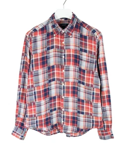 GANT Double Weave E-Z Fit Shirt Men's LARGE Button Down Collar Plaid Multicolor - Imagen 1 de 14