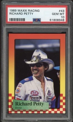 1989 Maxx Racing Richard Petty #43 PSA 10 GEM MT HOF  - Image 1 of 2