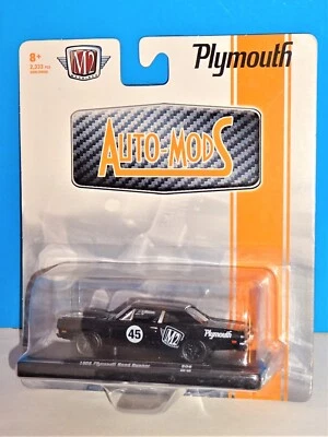 M2 Machines Auto-Drivers Series 1969 Plymouth Road Runner Gloss Black - Image 1 of 2