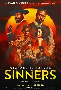 Sinners movie poster (f) - 11" x 17" inches - Michael B. Jordan - Picture 1 of 1