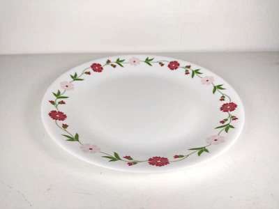 Corelle Spring Pink Vitrelle 26cm Dinner plate USA Made Discontinued Pattern - Image 1 of 4