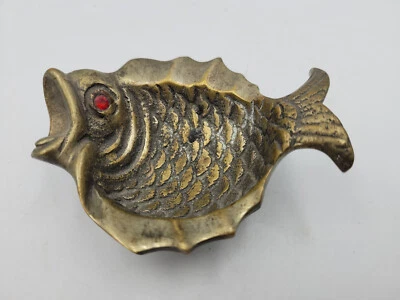 Kleine Messingschale Fisch,  Vintage - Bild 1 von 4