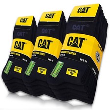 CAT Caterpillar Gr. 35-38 Damen Freizeitsocken 5/10/15 Paar Schwarz Socken 39-42 5