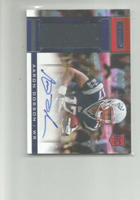 2013 Rookies and Stars Rookie Jersey Autograph Longevity #201 Aaron Dobson 68/99 - Image 1 of 2