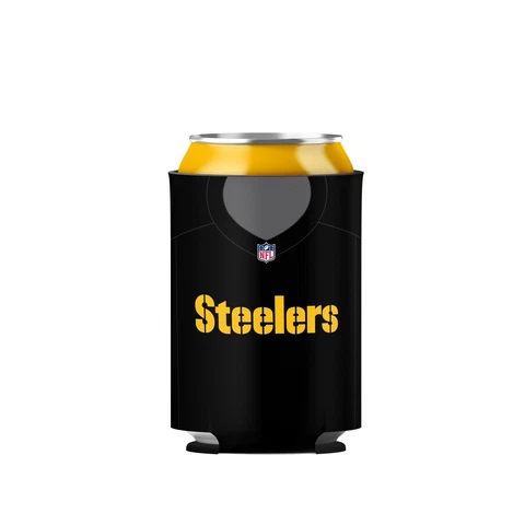 Pittsburgh Steelers Primary Current Logo NFL Football Reversible Can Cooler Cover