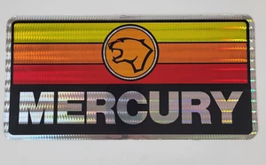 Novelty Mercury Plate 1980s Vintage Souvenir Automobile Aluminum - Picture 1 of 2