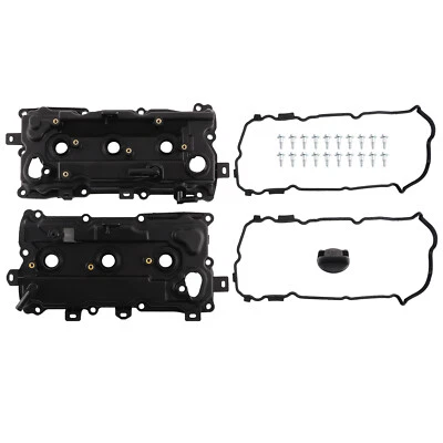 Engine Valve Cover Set for Nissan Altima Pathfinder JX35 QX60 3.5L V6 2007-2014 - Image 1 of 4