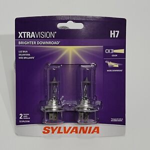 SYLVANIA - H7 XtraVision - High Performance Halogen Headlight 2 Lamps NEW